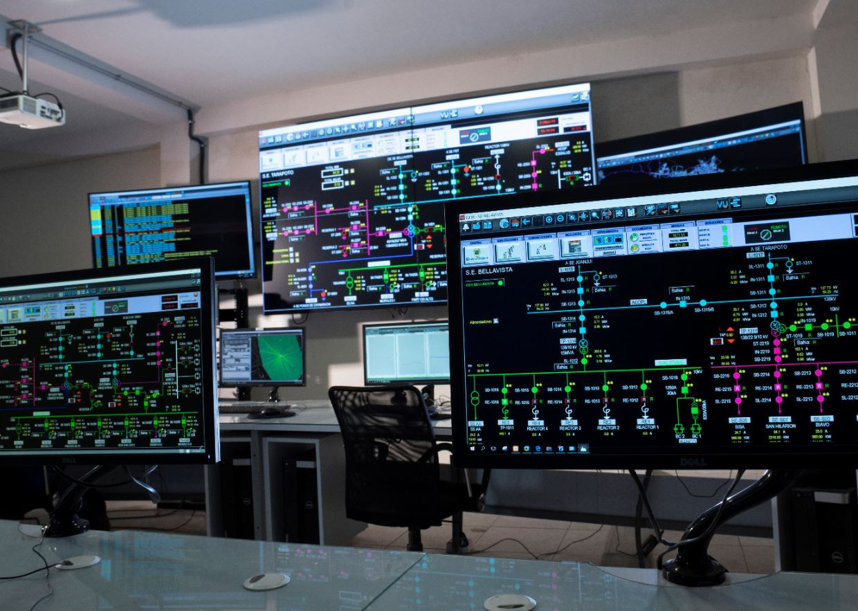 videowall pantallas industriales centro de control procetradi